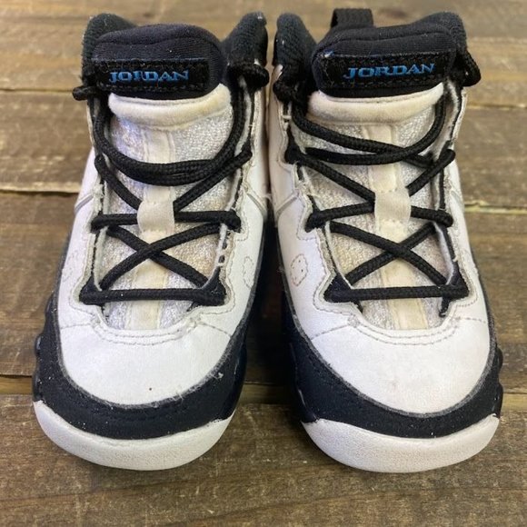 Air Jordan 9 Retro “University Blue” UNC 401812-140 Toddler Td Baby Boy Size 5C - Picture 6 of 12